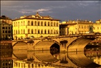 Florentine Colours I (FLORENCE/ITALY/BRIDGE/REFLECTION)